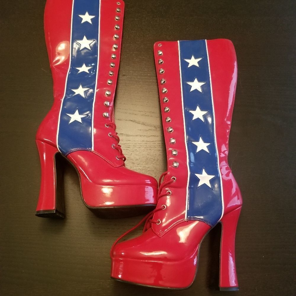 PLEASER EXOTIC WOMENS BOOTS SIZE 5 - Picture 6 of 8